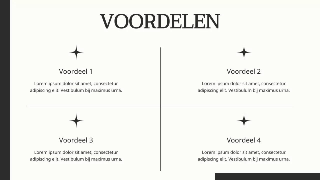 Beige en zwart elegant modemerk Product toonhoogte