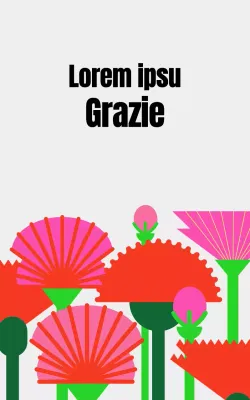 Un campo di garofani per la festa degli insegnanti su uno sfondo luminoso