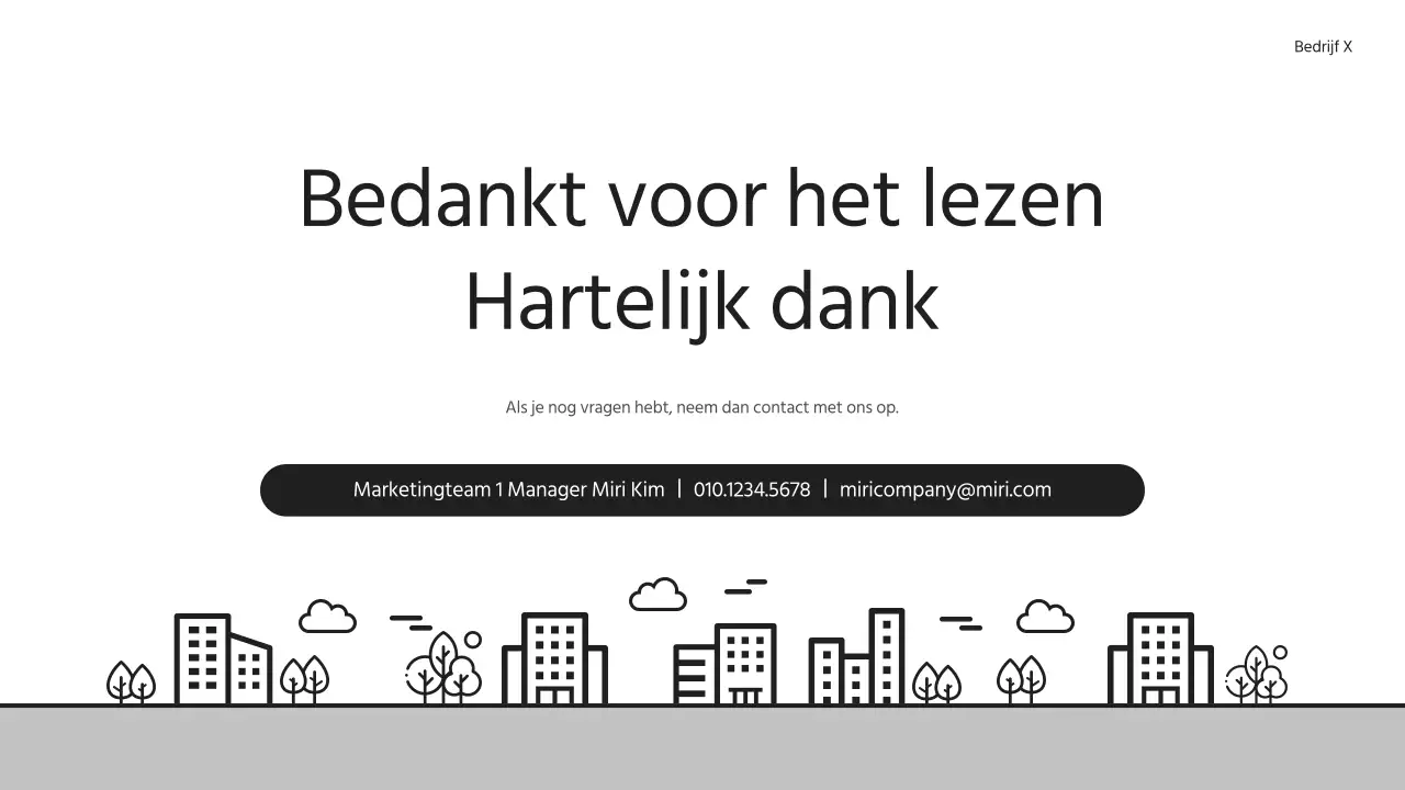 Een eenvoudige zakelijke sollicitatiebrief in grijs en zwart