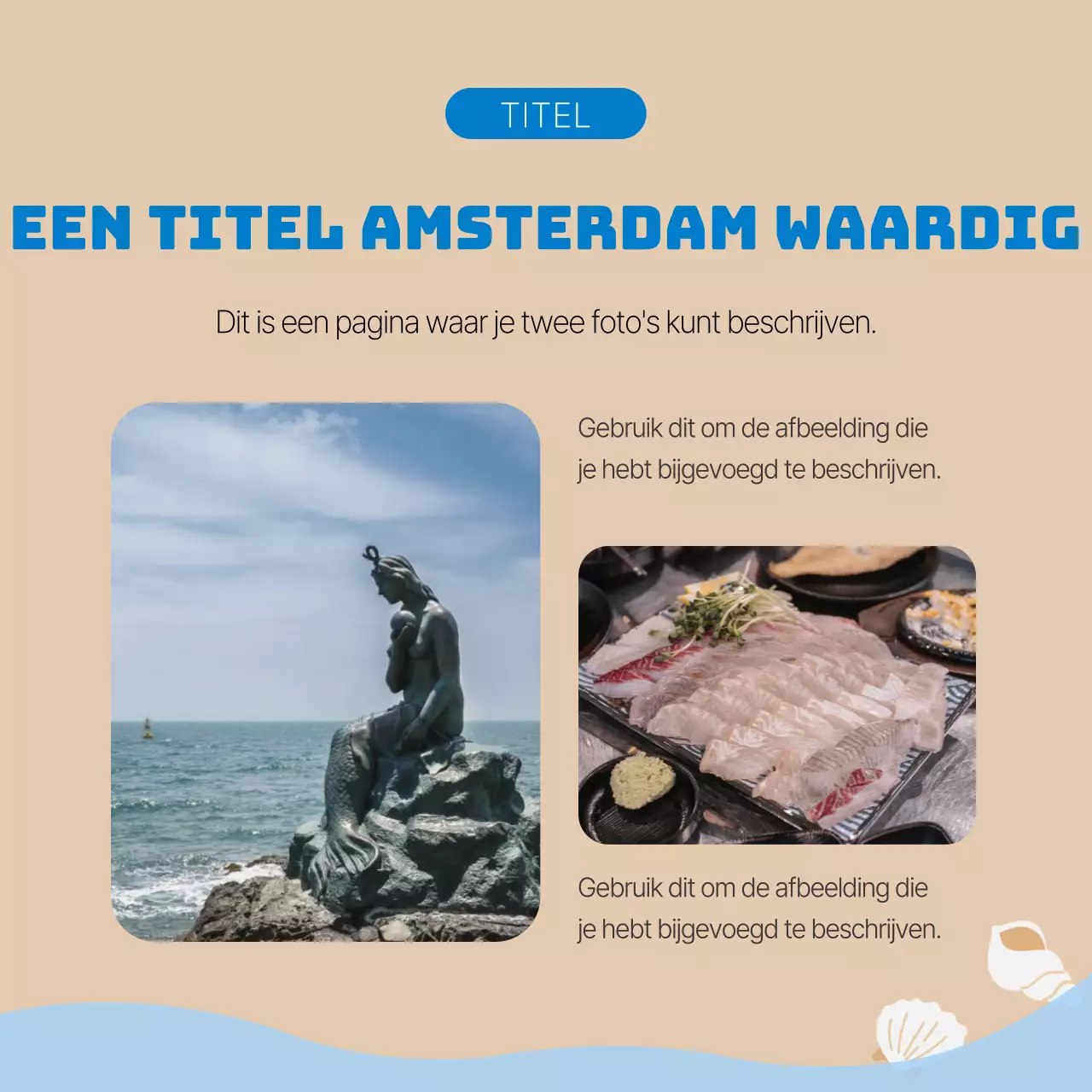 De lichtblauwe en beige wijken van Busan promoten