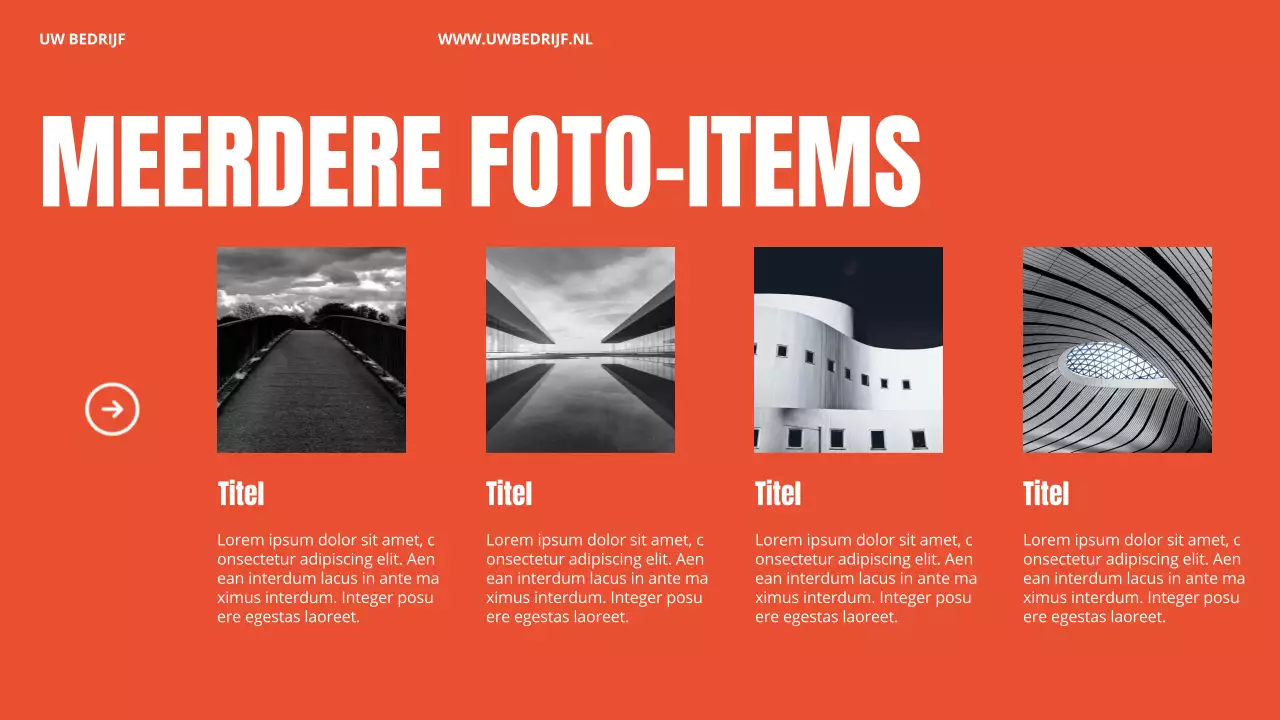 Orange Bold Bedrijf Introductie