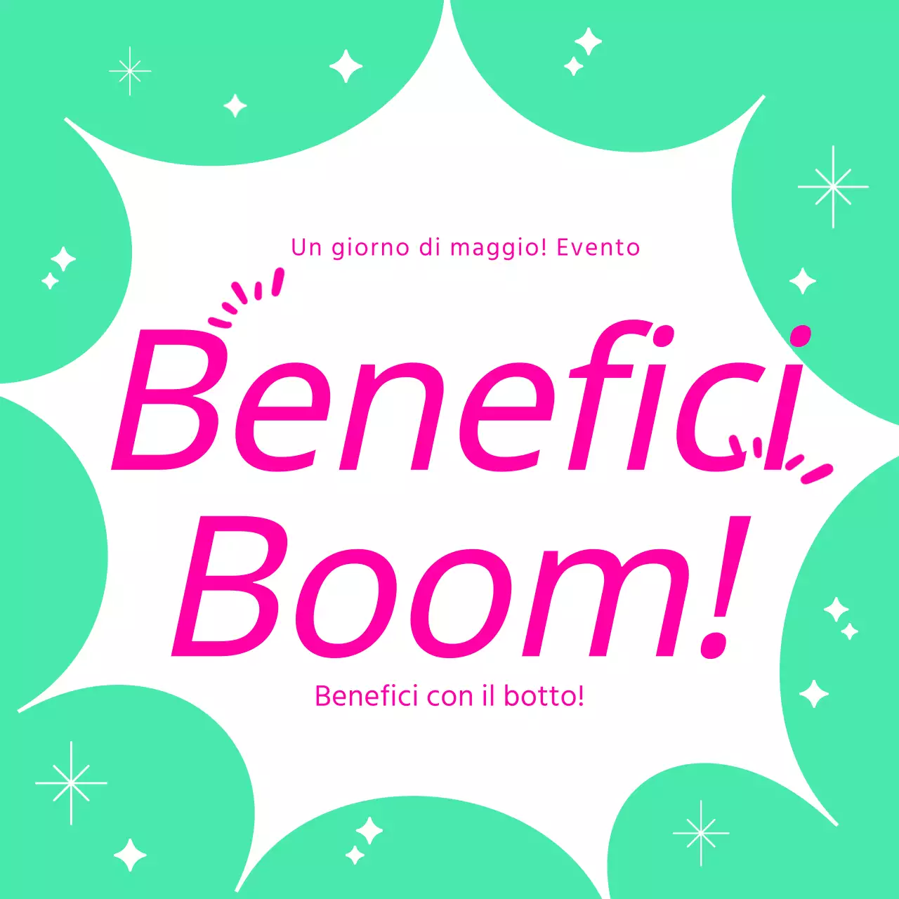 Semplice miniatura principale in rosa menta e rosa caldo