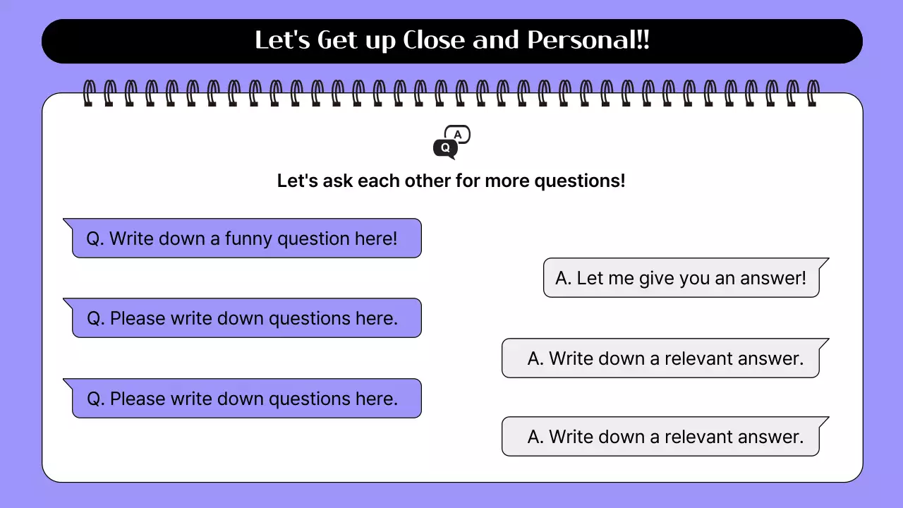 Purple Modern Social Event Invitation Presentation