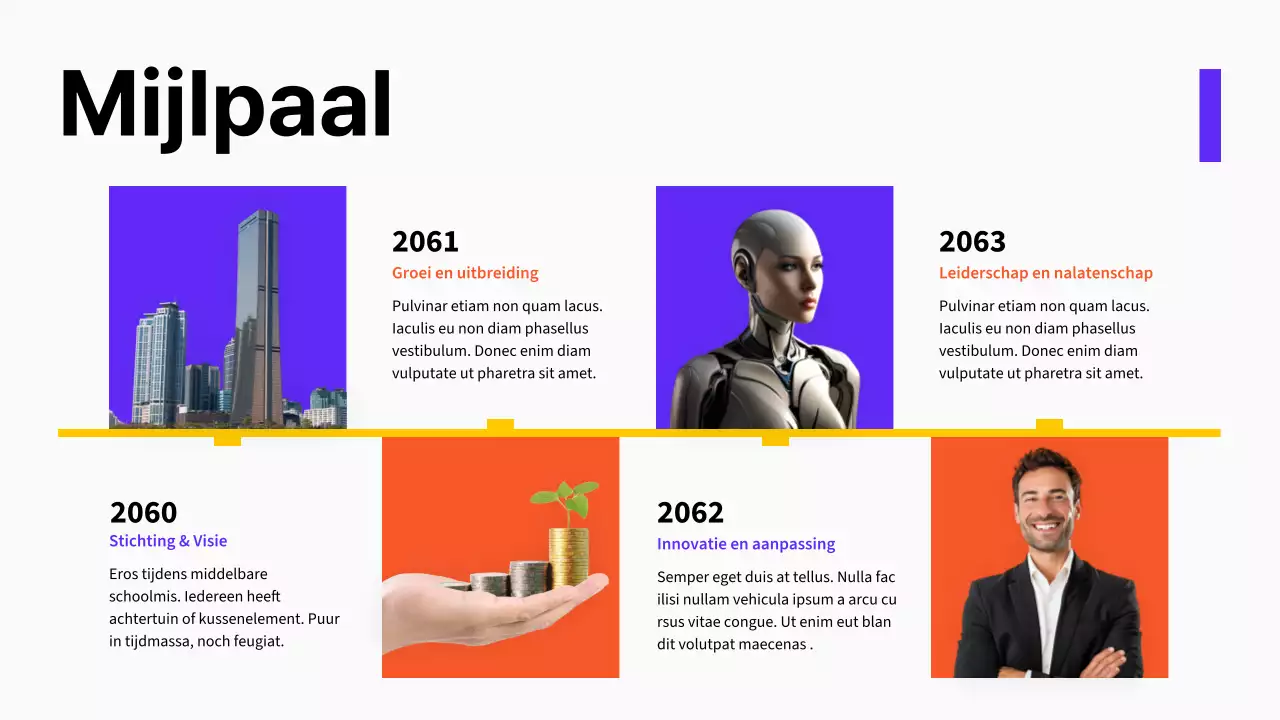 Purple Bold Bedrijf Introductie