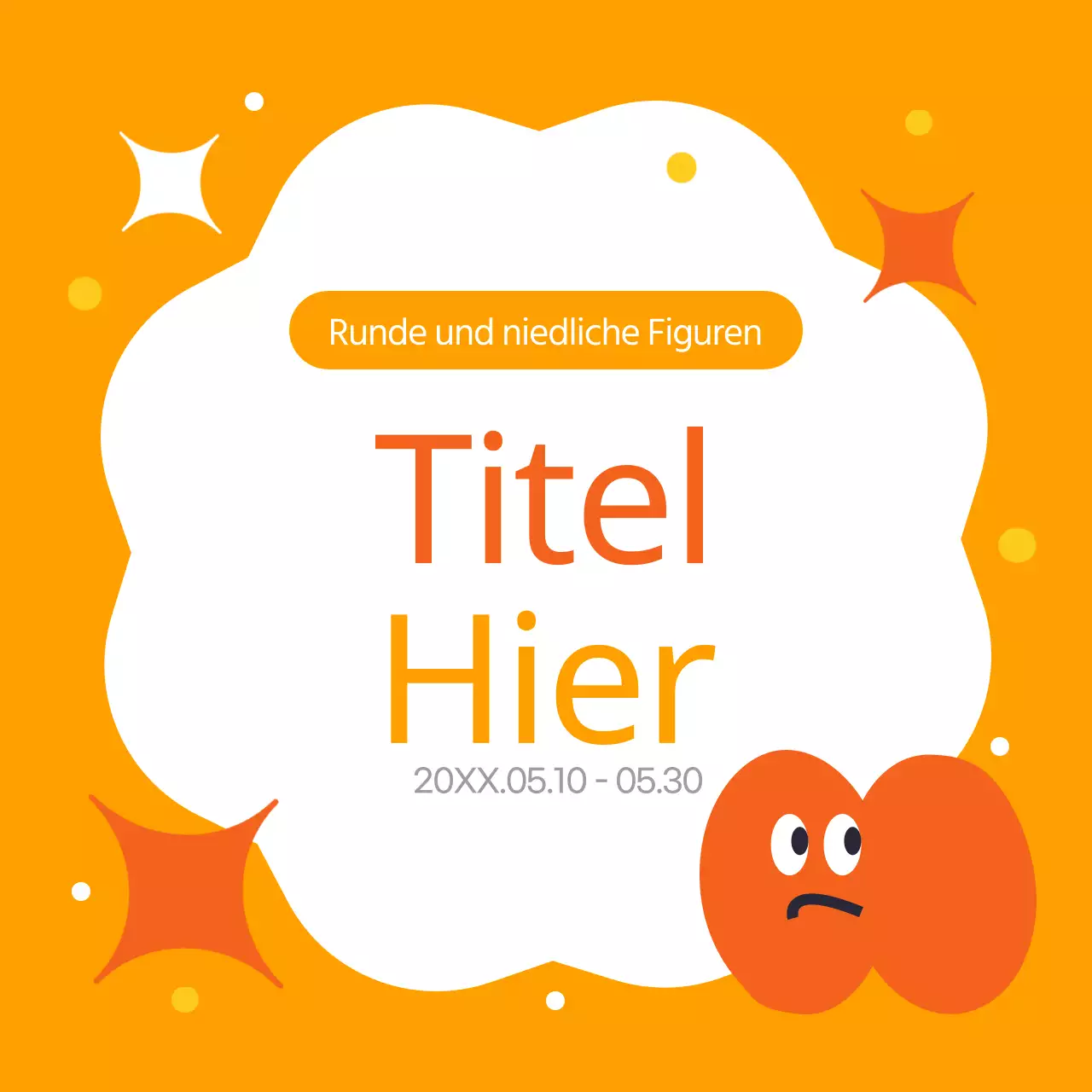 Umrahmung der Haupttitel für einen Knalleffekt in Regenbogenfarben