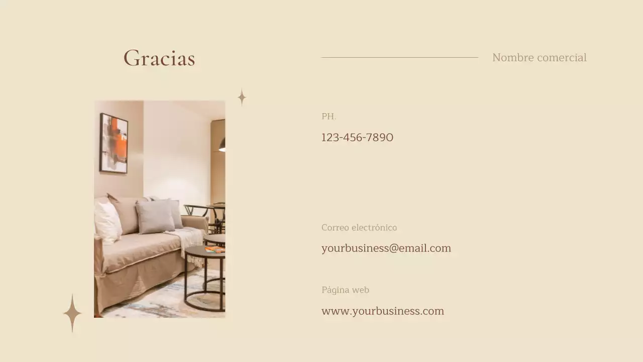 Presentación de la empresa Beige Natural Business