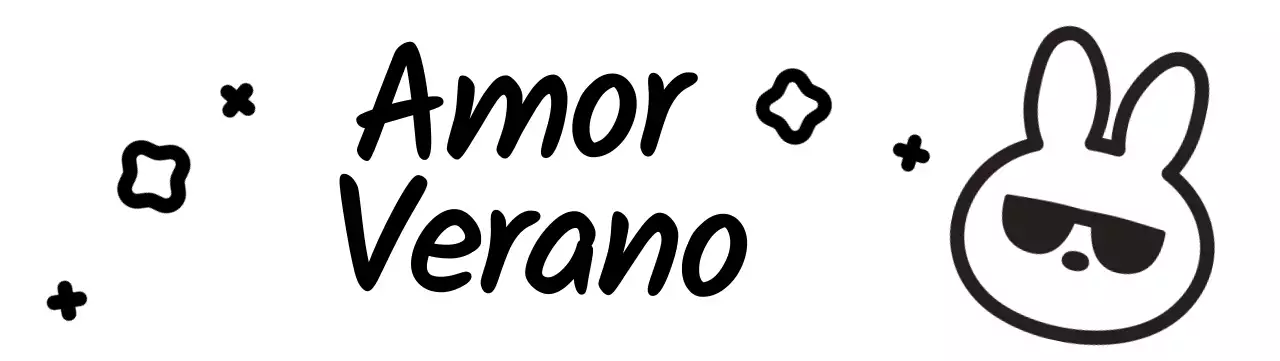 Conejito con bonitas gafas de sol de verano escritas a mano