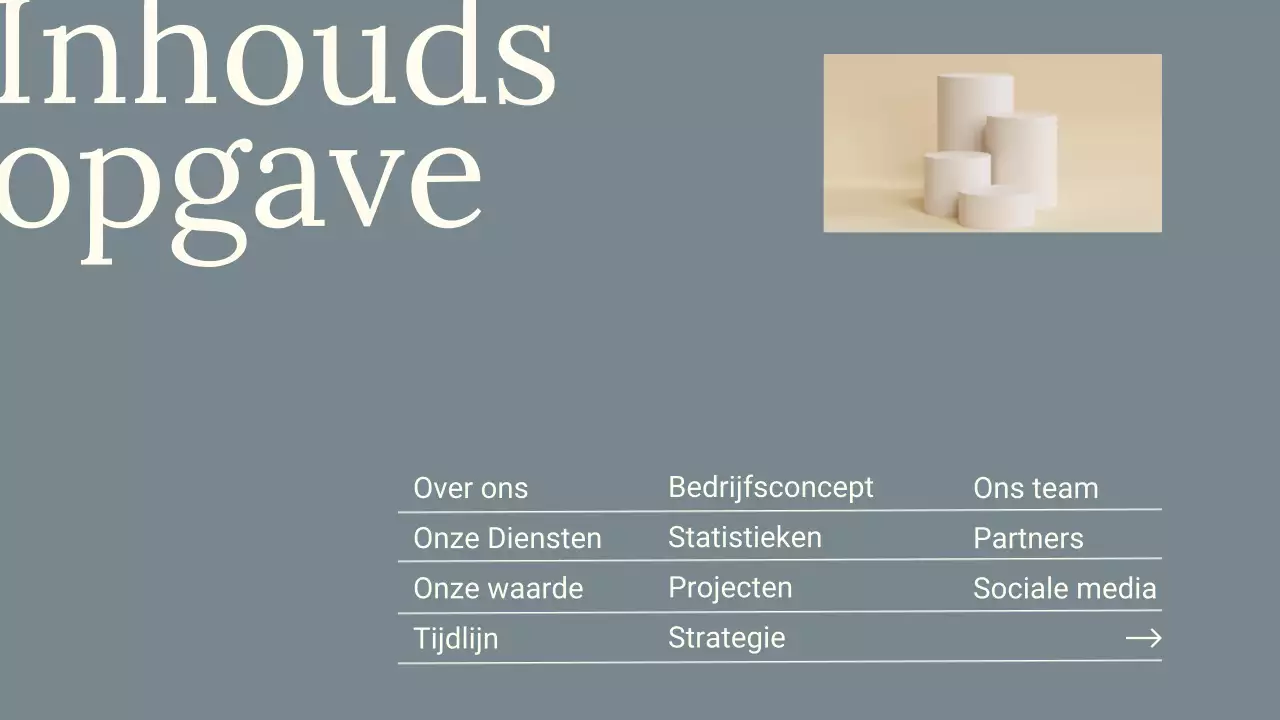 Beige Minimal Business Bedrijfsintroductie