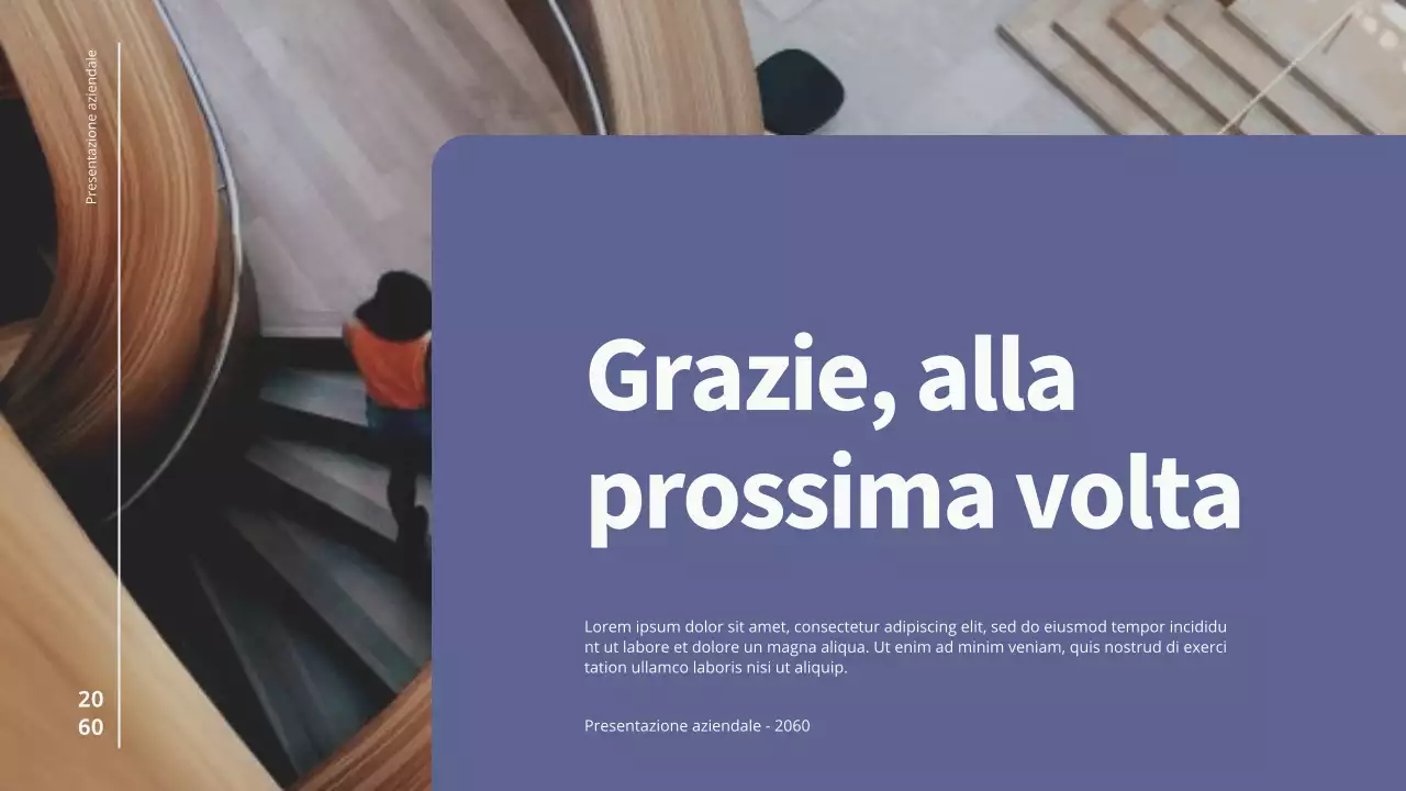 Presentazione dell'azienda Purple Blue Modern Business