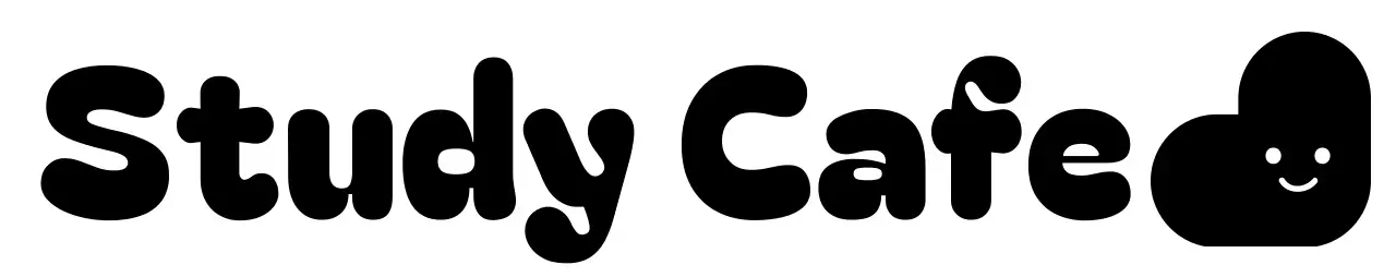 Study Cafe Reading Room logo in a rounded typeface