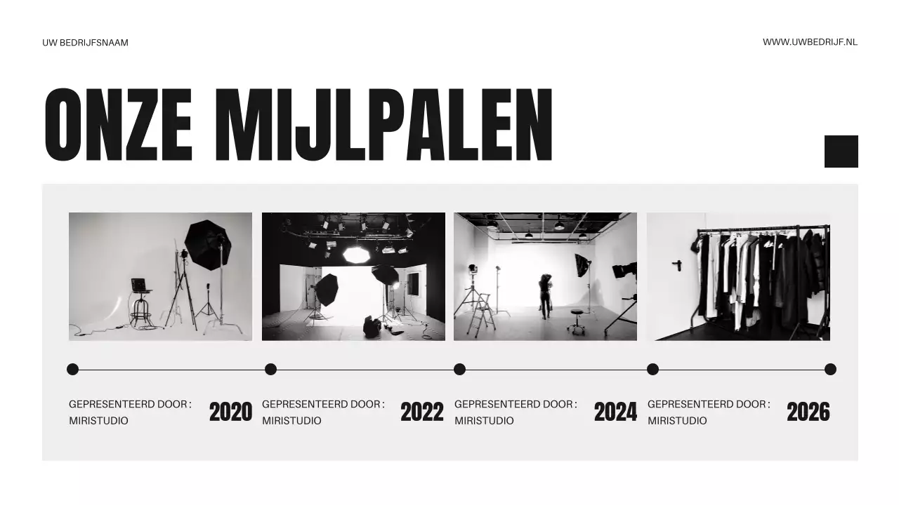 Zwart-wit minimale bedrijfsstrategie