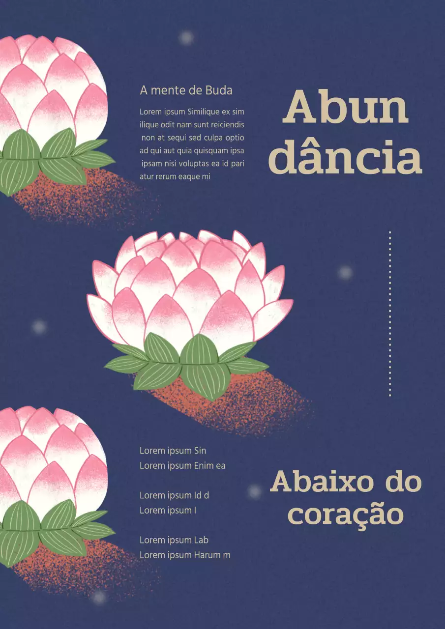 Sobre o programa oriental índigo e cor-de-rosa do Dia de Buda