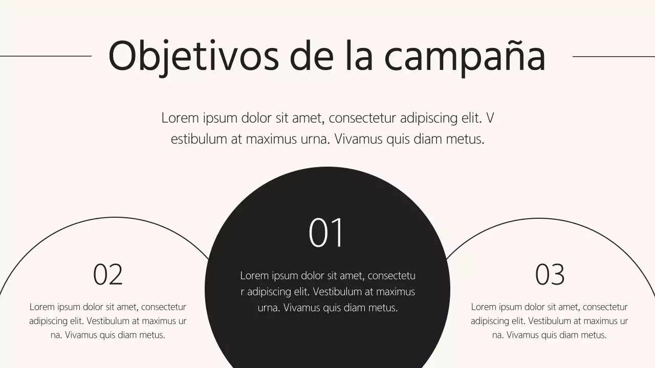 Beige Elegant Campaña de estrategia de marketing