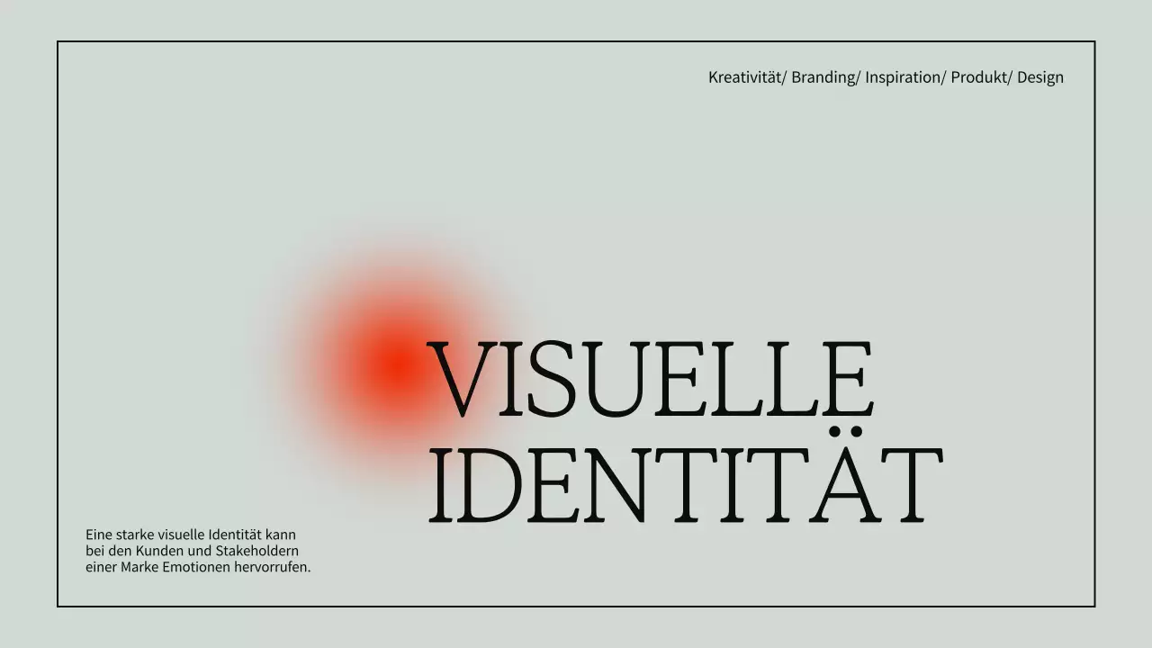 Khaki und Schwarz Moderne Ästhetik Visuelle Identität Produkt Pitch