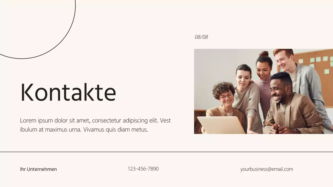 Beige Elegante Marketingstrategie-Kampagne