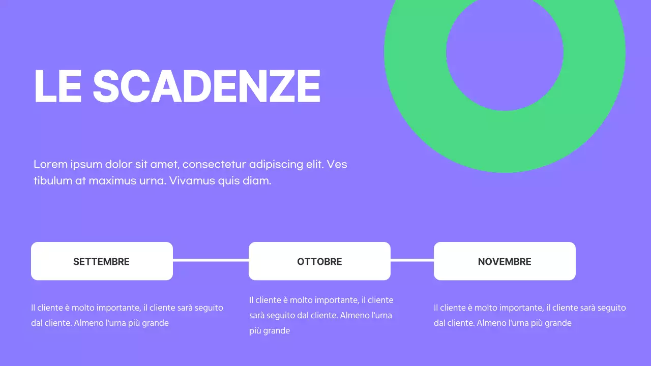 Campagna strategica di marketing moderno in viola e verde