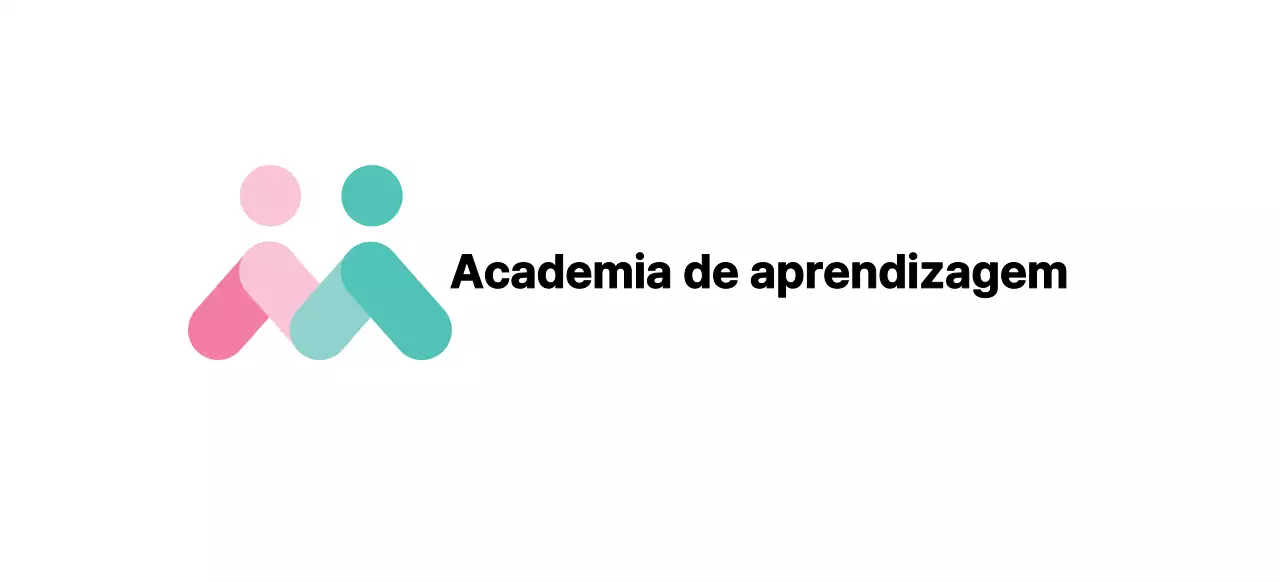 Desenho de escola com um logótipo em forma de homem