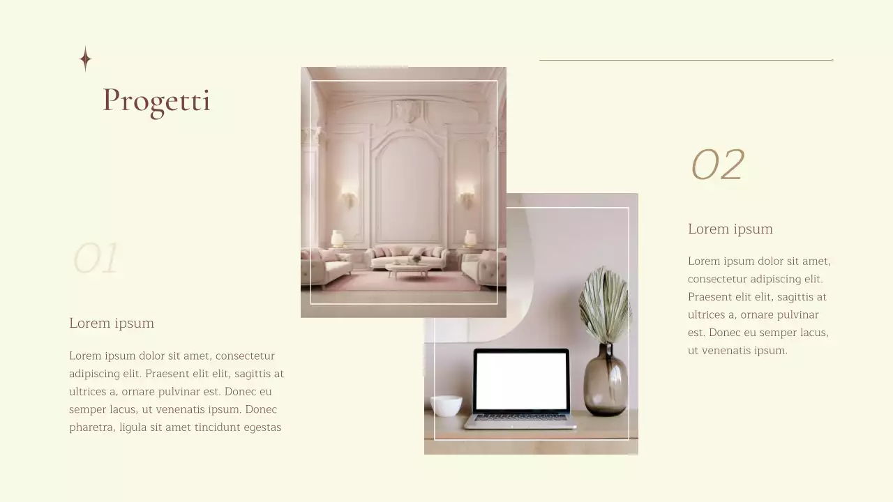 Introduzione dell'azienda Beige Natural Business