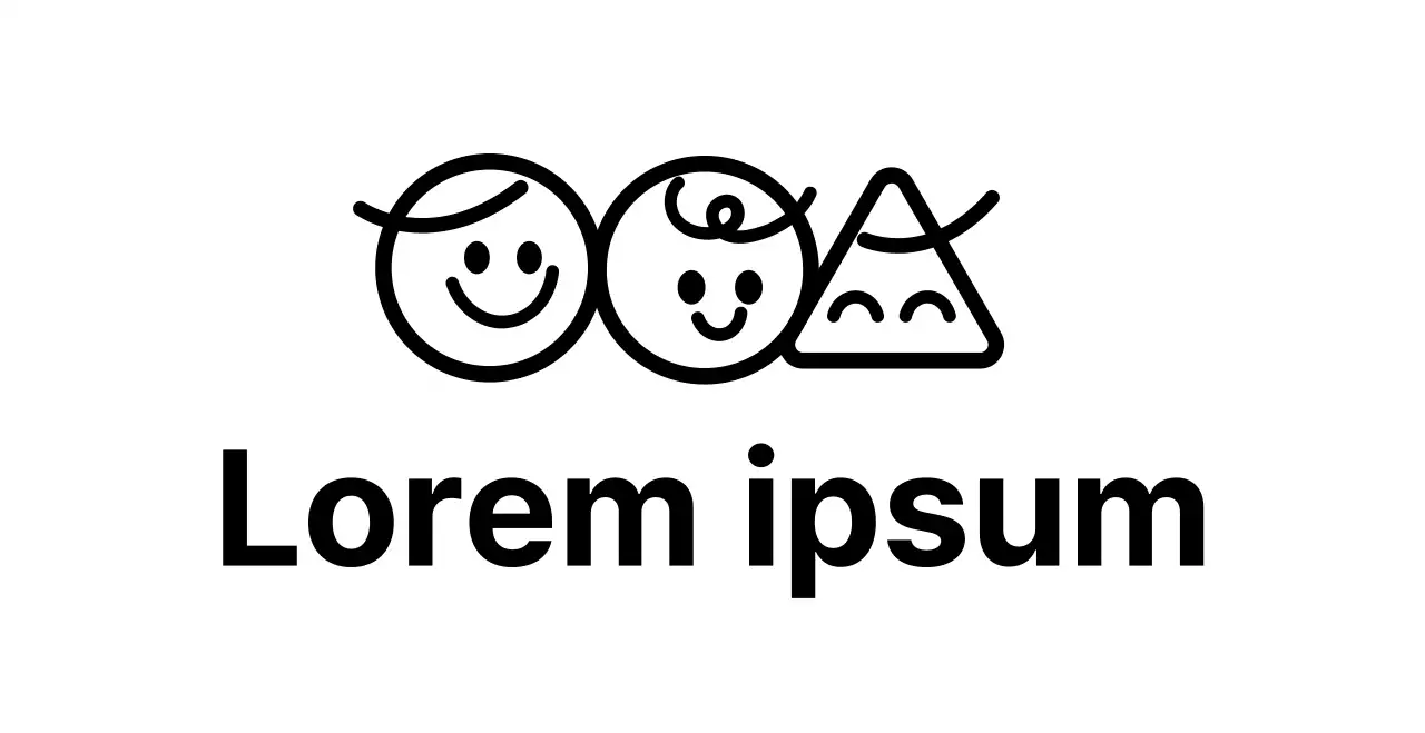 Uma agência de centro de aconselhamento para jovens com um aspeto giro, com ilustrações e texto para crianças