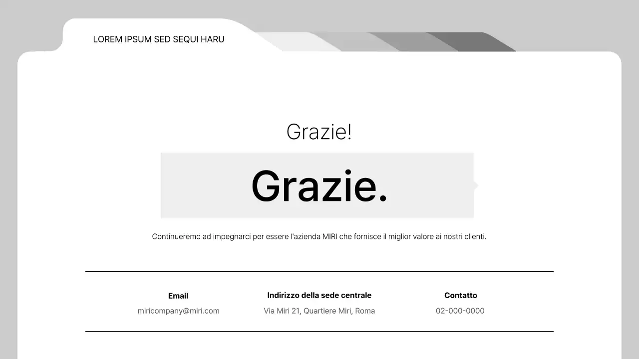 Rapporti aziendali semplici e in bianco e nero per le aziende