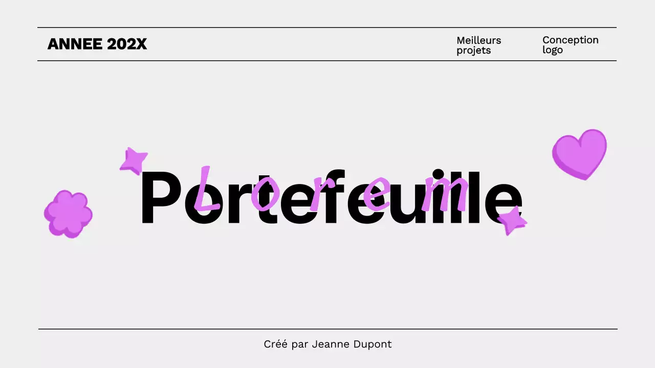 Portefeuille Lilas Basic Bold