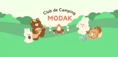 Celebra tu club de camping con simpáticas ilustraciones de animales