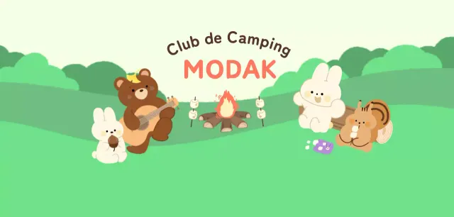 Celebra tu club de camping con simpáticas ilustraciones de animales