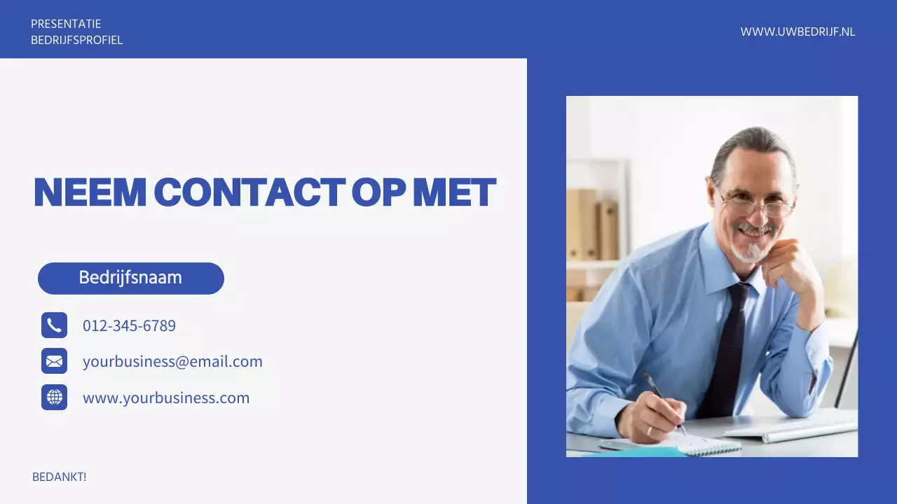 Introductie van Blue Minimal Business