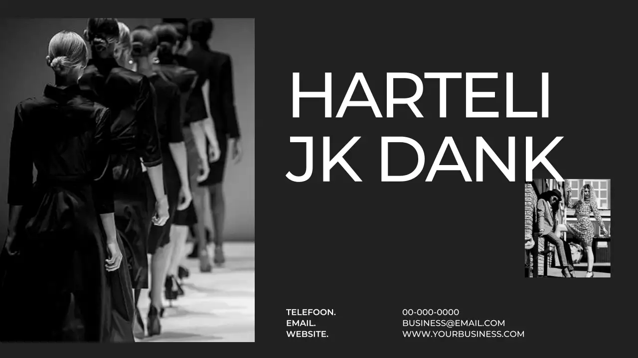 Zwart-wit Minimal bedrijfsprofiel Product Pitch