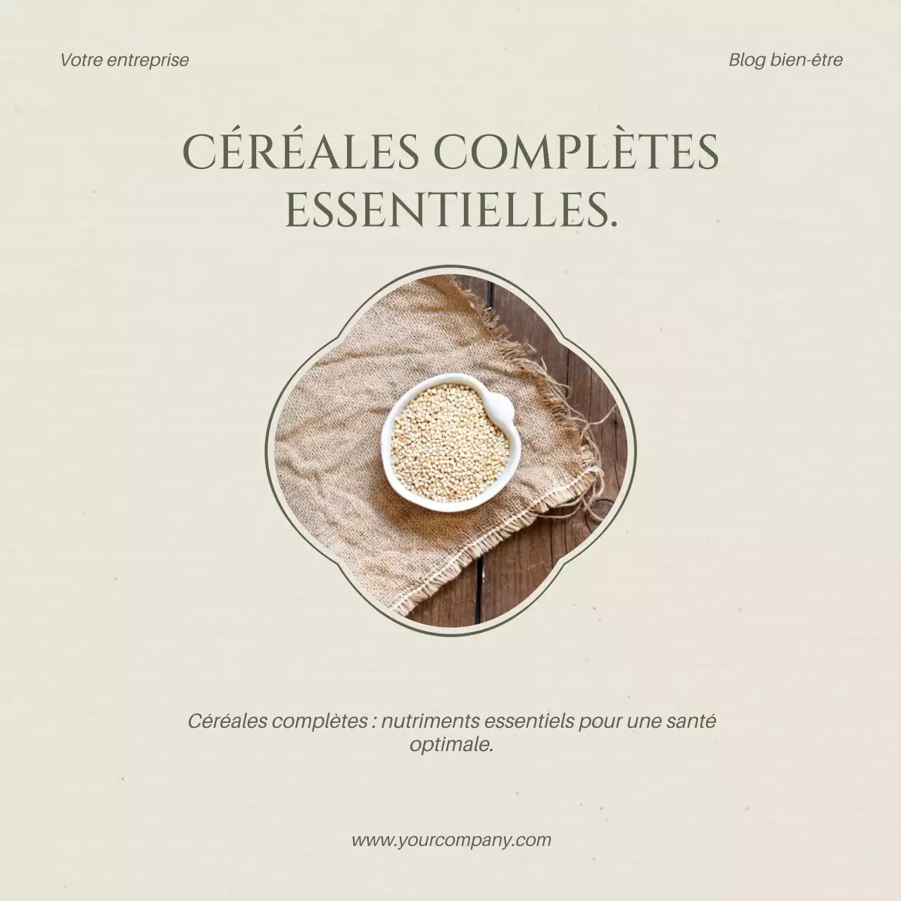 Beige and Khaki Modern Healthy Lifestyle Blog Promotion