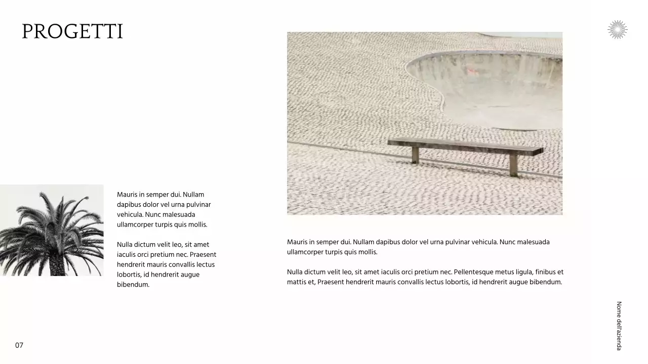 Beige Bianco Minimal Neutral Tone Business Presentazione Pitch Deck Strategia