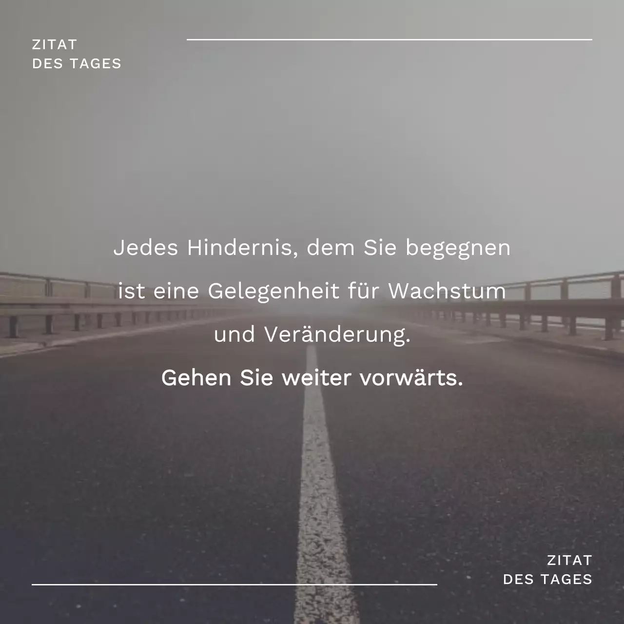 Grau Weiß Einfach Ermutigende Zitate Werbung