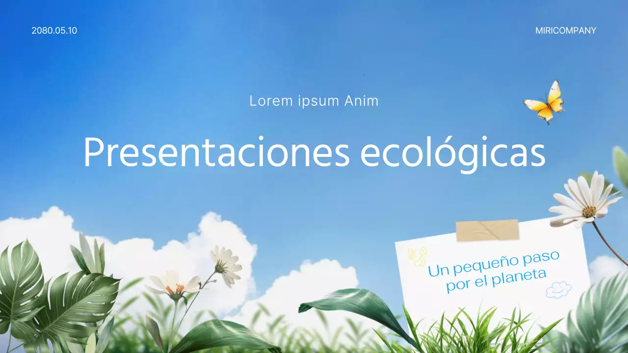 Azul cielo y propuesta de conservación de la naturaleza