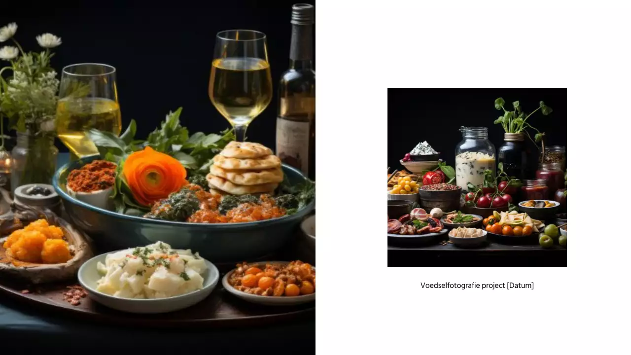 Zwart-wit moderne fotograaf introductie portfolio