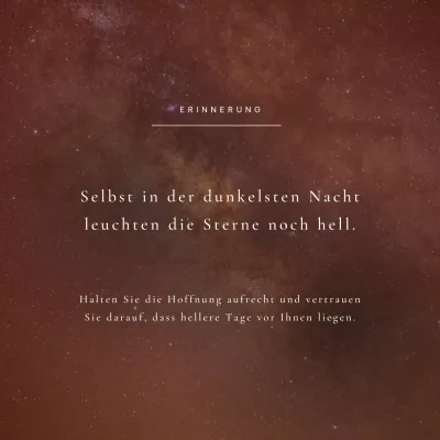 Braun Elegant Ermutigendes Zitat Werbung