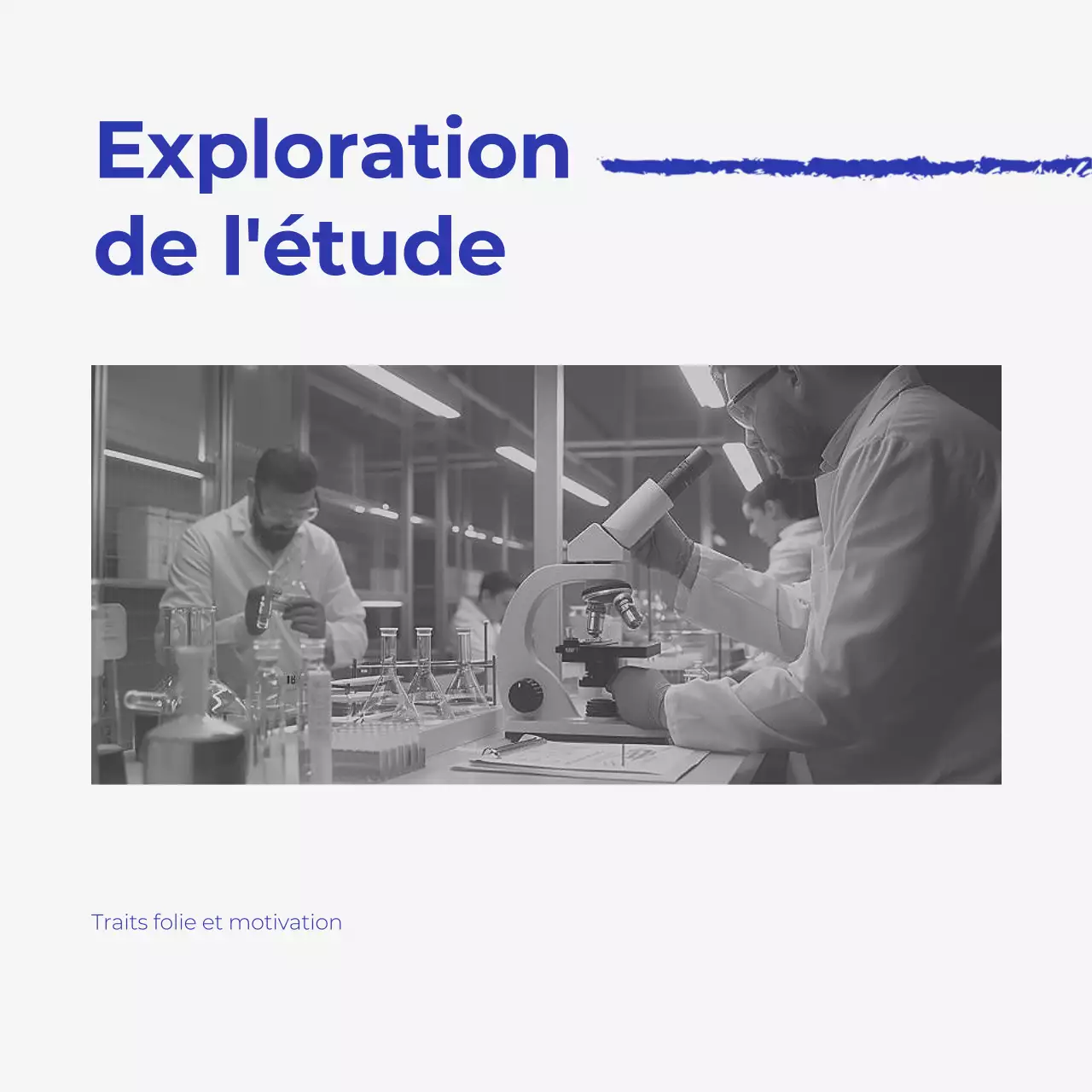 Stratégie médicale moderne bleue