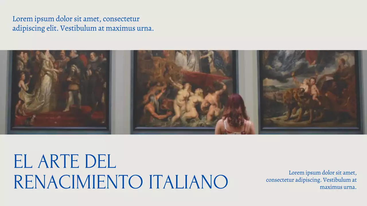 Gris y azul Elegante Arte Material de lectura