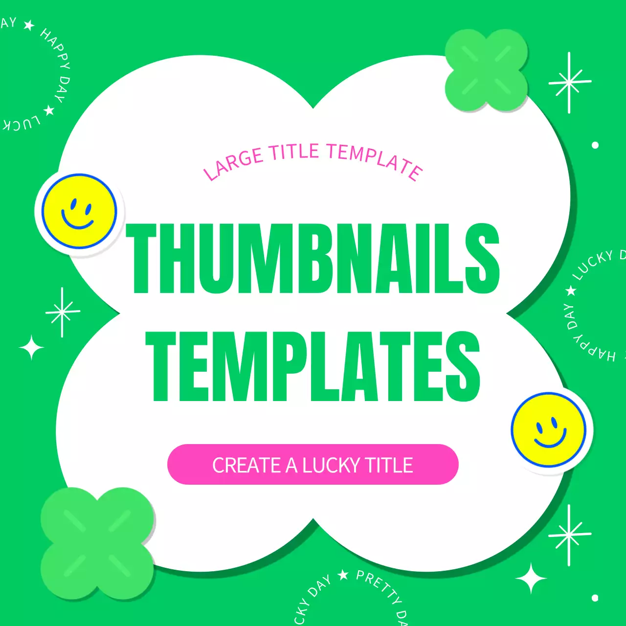 Green Trendy Thumbnails Template Social Media Post