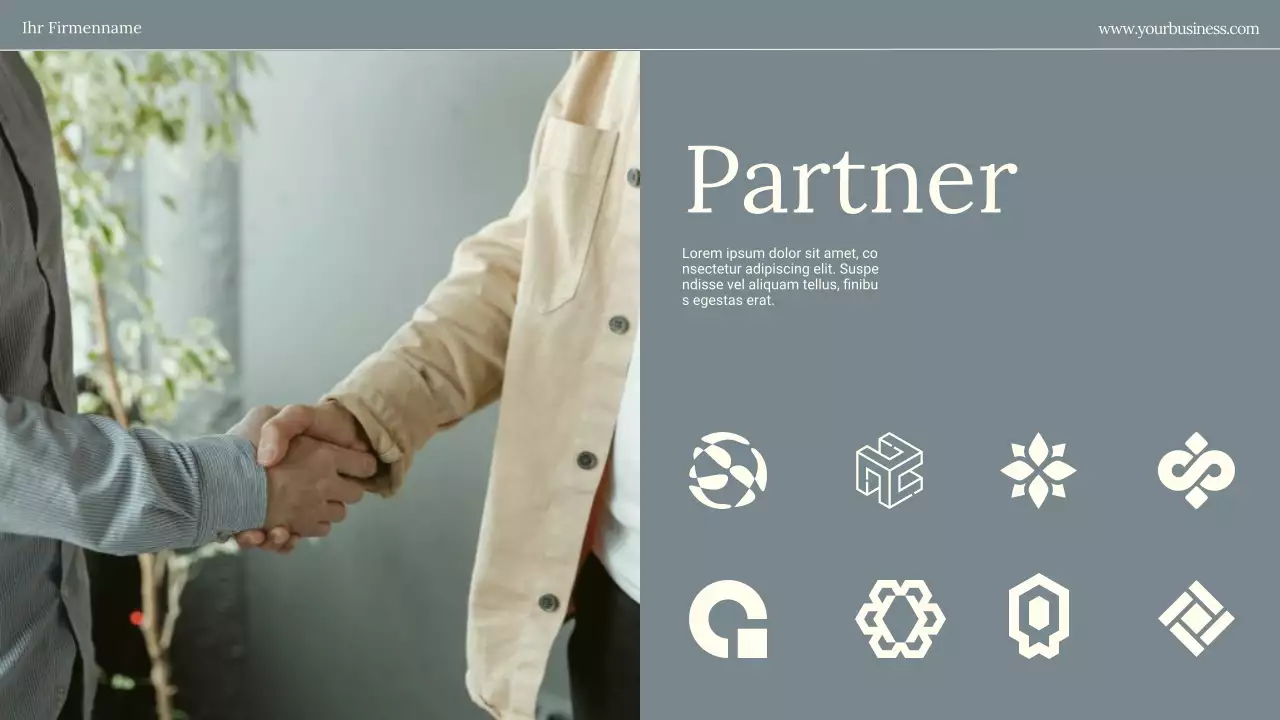 Beige Minimal Business Einführung des Unternehmens