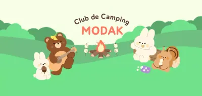 Celebra tu club de camping con simpáticas ilustraciones de animales