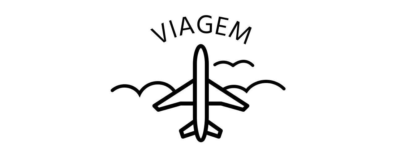 Agência de viagens simples e moderna com ilustrações de aviões e nuvens