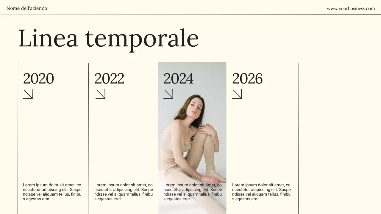 Introduzione dell'azienda Beige Minimal Business