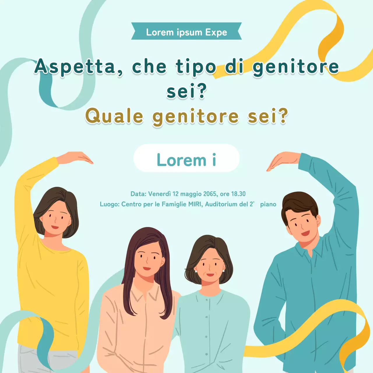 Promuovere le offerte speciali di Yellow per i genitori