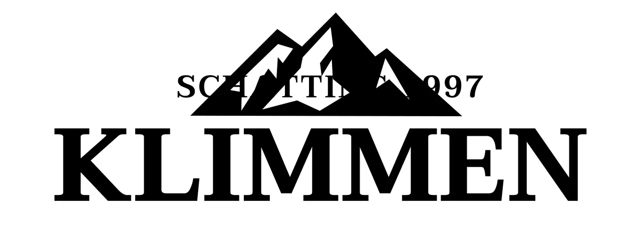 Vintage-geïnspireerde klimclub met bergillustraties en schreeflettertypes