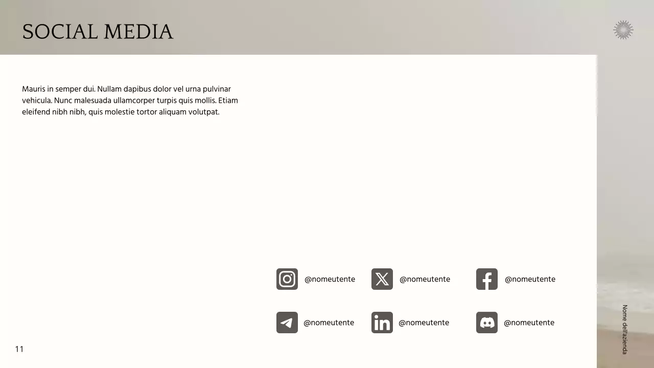 Beige Bianco Minimal Neutral Tone Business Presentazione Pitch Deck Strategia