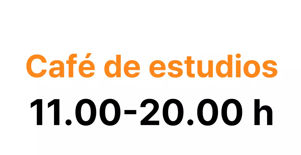 Logotipo de la sala de lectura de un café-estudio en un tipo de letra redondeado