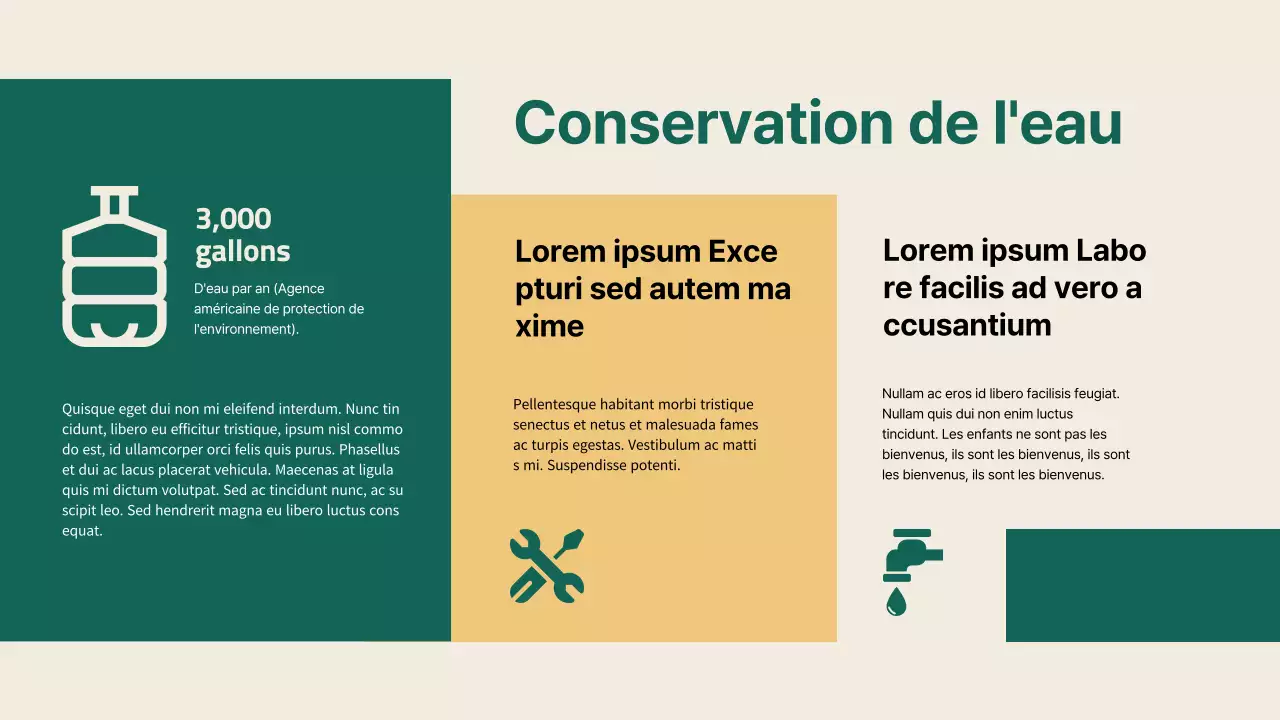 Green and Yellow Simple Business Sustainable Solutions Strategy