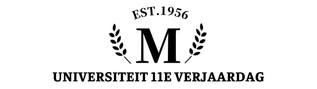 Eenvoudig concept universiteitsherinnering met laurierlogo