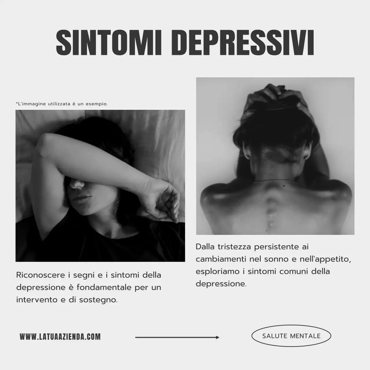 Beige e Grigio Minimal Care Psicologia Promozione del blog