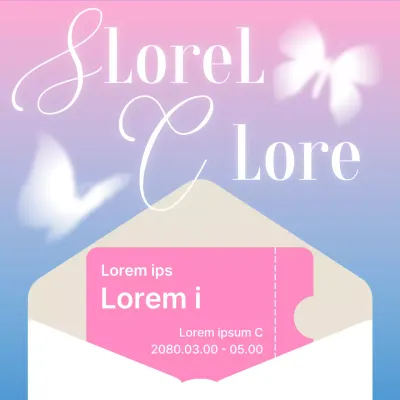 Promocione una venta de primavera en rosa